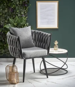 Halmar Fotele*AVATAR fotel wypoczynkowy popielaty (1p=2szt)1 sztuka