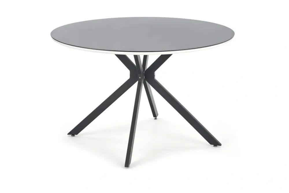 Halmar Stoły*AVELAR blat - czarny / biały, stelaż - czarny (2p=1szt)1 sztuka