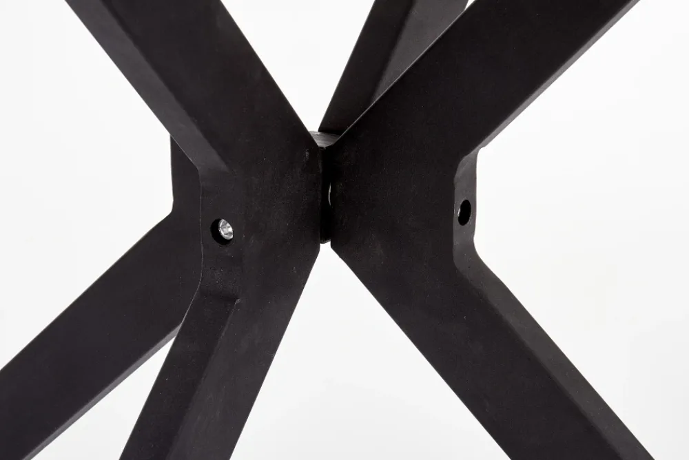 Halmar Stoły*AVELAR blat - czarny / biały, stelaż - czarny (2p=1szt)1 sztuka