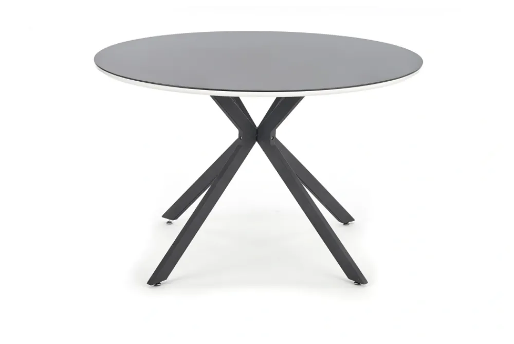 Halmar Stoły*AVELAR blat - czarny / biały, stelaż - czarny (2p=1szt)1 sztuka