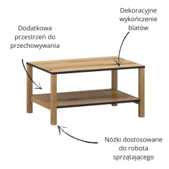 Mebelbos Ławy I Stoliki Do Pokoju Młodzieżowego|Ławy I Stoliki Do Salonu*Ława do salonu 80 cm Bellano