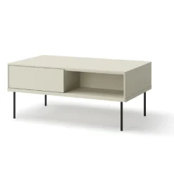 Lenart Stoliki Kawowe I Ławy*Ława z szufladą Epiro EP-08 kaszmirowa