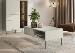 Lenart Stoliki Kawowe I Ławy*Ława z szufladą Epiro EP-08 kaszmirowa