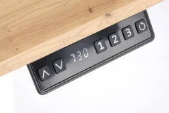 Halmar Biurka*B53 biurko biurko z funkcją regulacji wysokości, dąb artisan / czarny (2p=1szt)1 sztuka