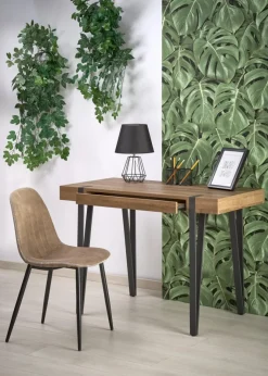 Halmar Biurka*B39 biurko czarny / orzech miodowy (1p=1szt)1 sztuka