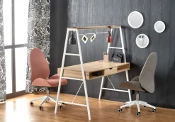 Halmar Biurka*B48 biurko dąb sonoma / biały (1p=1szt)1 sztuka