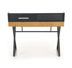 Halmar Biurka*B43 biurko dąb złoty / czarny (1p=1szt)1 sztuka