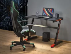 Halmar Biurka*B40 biurko gamingowe czarny / czerwony (1p=1szt)1 sztuka