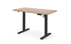 Halmar Biurka*B54 biurko z funkcją regulacji wysokości, blat - dąb artisan, stelaż - czarny (2p=1szt)1 sztuka