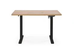 Halmar Biurka*B54 biurko z funkcją regulacji wysokości, blat - dąb artisan, stelaż - czarny (2p=1szt)1 sztuka