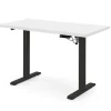 Halmar Biurka*B54 biurko z funkcją regulacji wysokości, blat - biały, stelaż - czarny (2p=1szt)1 sztuka