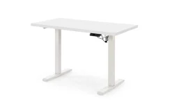 Halmar Biurka*B54 biurko z funkcją regulacji wysokości, blat - biały, stelaż - biały (2p=1szt)1 sztuka