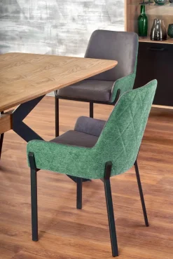 Halmar Stoły*BACARDI stół rozkładany dąb naturalny / czarny (2p=1szt)1 sztuka