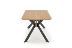 Halmar Stoły*BACARDI stół rozkładany dąb naturalny / czarny (2p=1szt)1 sztuka