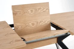 Halmar Stoły*BACARDI stół rozkładany dąb naturalny / czarny (2p=1szt)1 sztuka