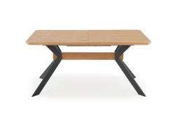 Halmar Stoły*BACARDI stół rozkładany dąb naturalny / czarny (2p=1szt)1 sztuka