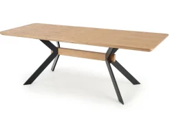 Halmar Stoły*BACARDI stół rozkładany dąb naturalny / czarny (2p=1szt)1 sztuka