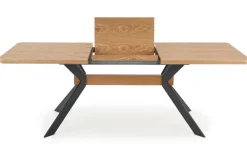 Halmar Stoły*BACARDI stół rozkładany dąb naturalny / czarny (2p=1szt)1 sztuka