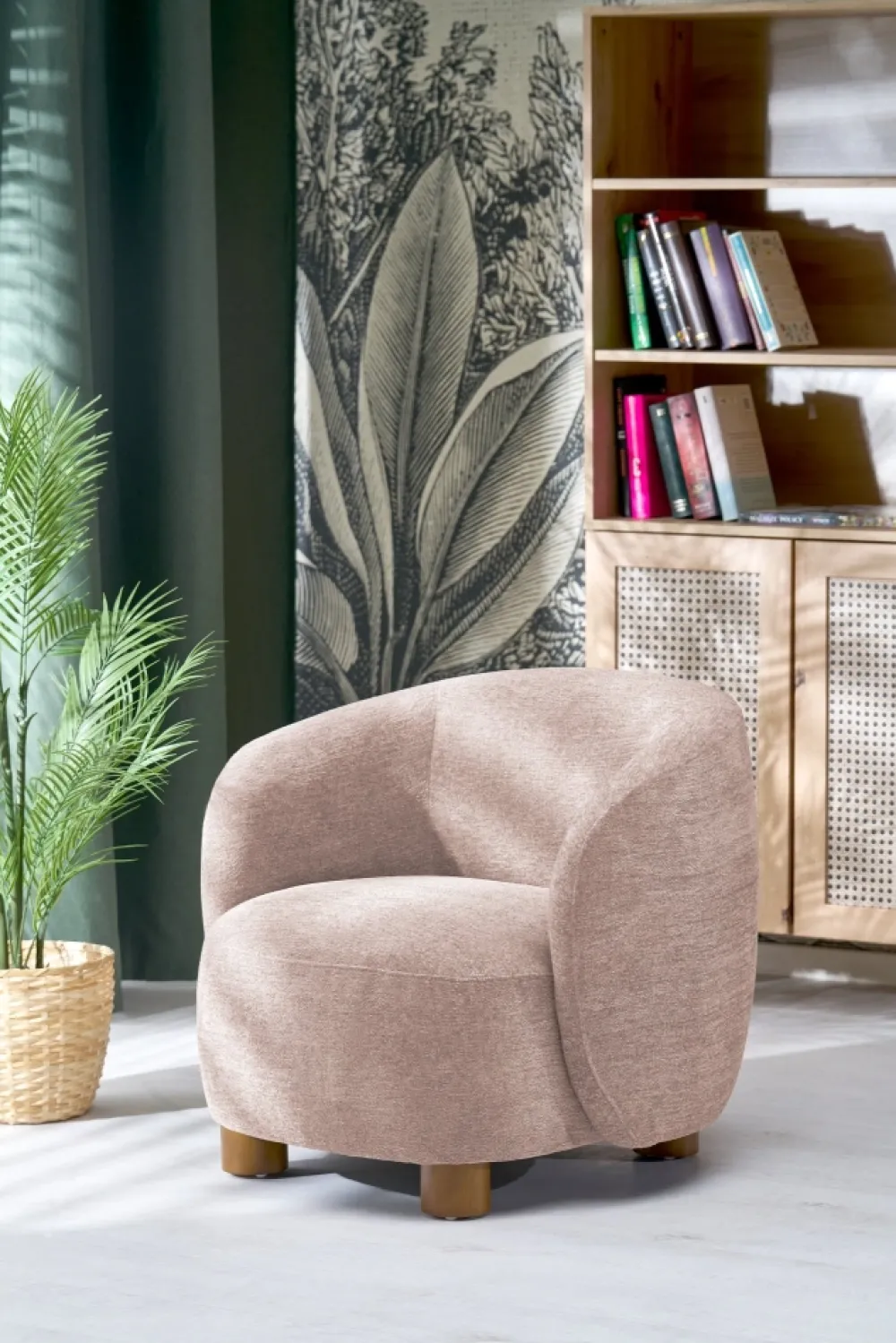 Halmar Fotele*BAKER fotel wypoczynkowy beżowy (1p=1szt)1 sztuka