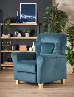 Halmar Fotele*BARD fotel wypoczynkowy ciemny niebieski1 sztuka