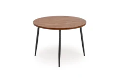 Halmar Stoły*BARRY stół okrągły, blat - orzechowy, nogi - czarny (1p=1szt)1 sztuka