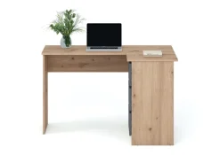 Halmar Biurka*BEGA biurko, dąb artisan / grafitowy (2p=1szt)1 sztuka