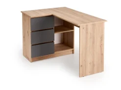 Halmar Biurka*BEGA biurko, dąb artisan / grafitowy (2p=1szt)1 sztuka