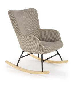 Halmar Fotele*BELMIRO fotel wypoczynkowy z funkcją kołyski, popielaty (1p=1szt)1 sztuka