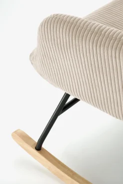 Halmar Fotele*BELMIRO fotel wypoczynkowy z funkcją kołyski, kremowy (1p=1szt)1 sztuka