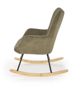 Halmar Fotele*BELMIRO fotel wypoczynkowy z funkcją kołyski, oliwkowy (1p=1szt)1 sztuka