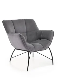 Halmar Fotele*BELTON fotel wypoczynkowy popielaty (1p=1szt)1 sztuka