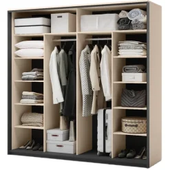 Lenart Szafy Do Przedpokoju|Szafy Do Pokoju Młodzieżowego*Beżowa szafa do sypialni ENNA Szafa EN-01 beż piaskowy