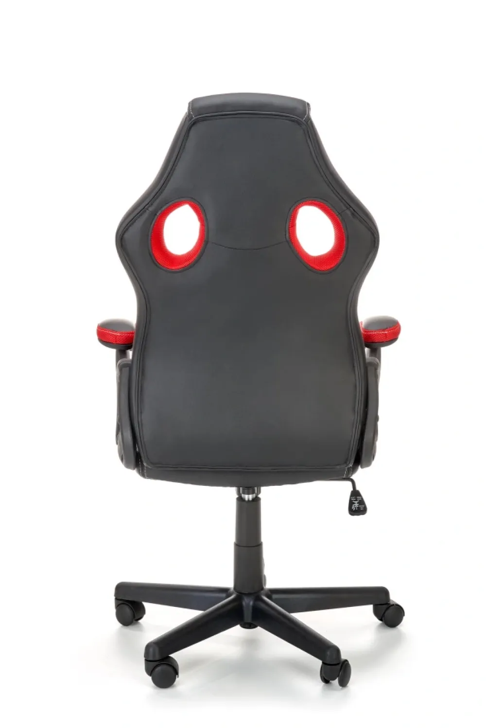 Halmar Fotele*BERKEL fotel gabinetowy czarno-czerwony (1p=1szt)1 sztuka