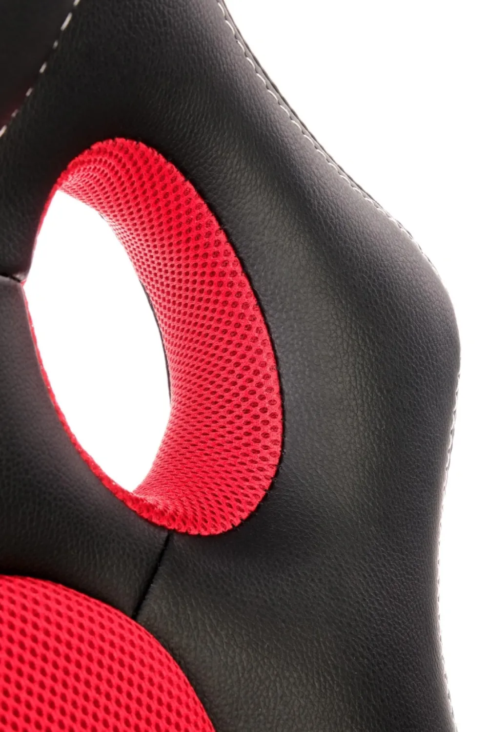 Halmar Fotele*BERKEL fotel gabinetowy czarno-czerwony (1p=1szt)1 sztuka