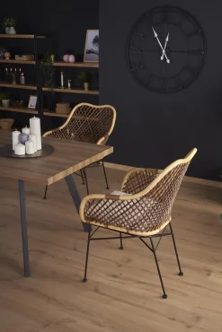 Halmar Stoły*BERLIN stół rozkładany 140-180 cm, blat - orzechowy, stelaż - czarny (2p=1szt)1 sztuka