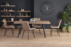 Halmar Stoły*BERLIN stół rozkładany 140-180 cm, blat - orzechowy, stelaż - czarny (2p=1szt)1 sztuka