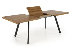 Halmar Stoły*BERLIN stół rozkładany 160/220 cm, blat - orzechowy, stelaż - czarny (1p=1szt)1 sztuka