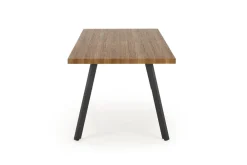 Halmar Stoły*BERLIN stół rozkładany 160/220 cm, blat - orzechowy, stelaż - czarny (1p=1szt)1 sztuka