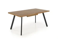 Halmar Stoły*BERLIN stół rozkładany 160/220 cm, blat - orzechowy, stelaż - czarny (1p=1szt)1 sztuka