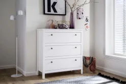 Dzieci Mebelbos Komody Do Przedpokoju|Komody Młodzieżowe*Biała komoda skandynawska Ole 3s