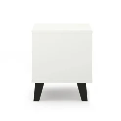 Mebelbos Komody Do Biura|Komody Do Przedpokoju*Biała szafka nocna, skandynawska BORG