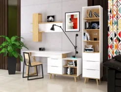 Mebelbos Biurka Do Biura|Biurka Do Pokoju Młodzieżowego*Biały blat biurka Neptun