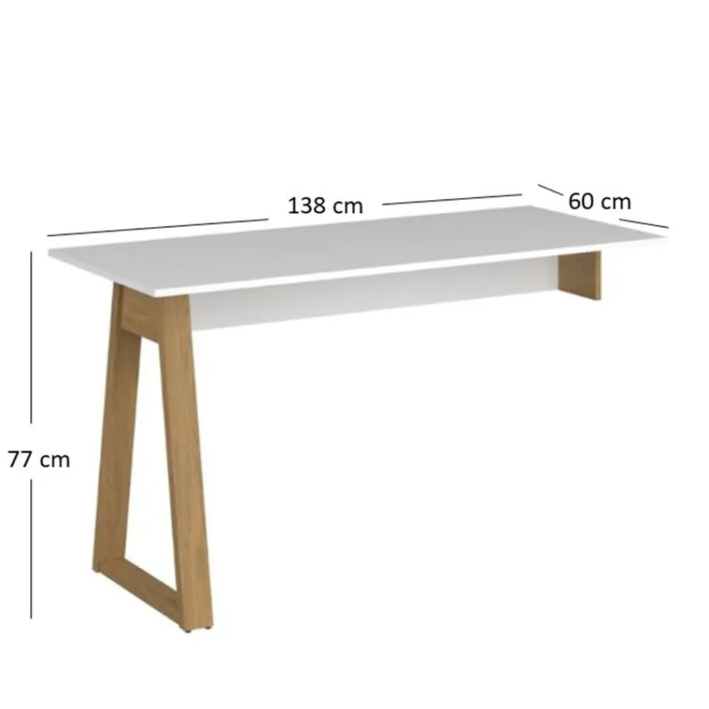 Mebelbos Biurka Do Biura|Biurka Do Pokoju Młodzieżowego*Biały blat biurka Neptun