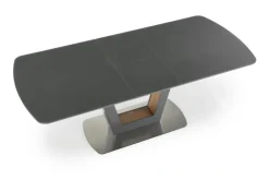 Halmar Stoły*BILOTTI stół rozkładany antracytowy mat / orzech (3p=1szt)1 sztuka