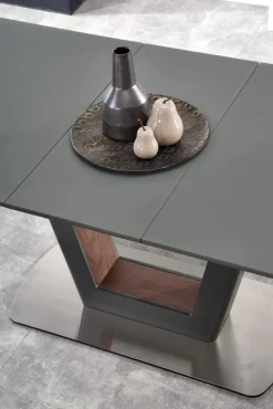 Halmar Stoły*BILOTTI stół rozkładany antracytowy mat / orzech (3p=1szt)1 sztuka