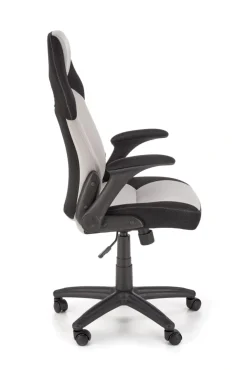 Halmar Fotele*BLOOM fotel gabinetowy popielaty / czarny (1p=1szt)1 sztuka