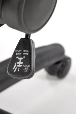 Halmar Fotele*BLOOM fotel gabinetowy popielaty / czarny (1p=1szt)1 sztuka