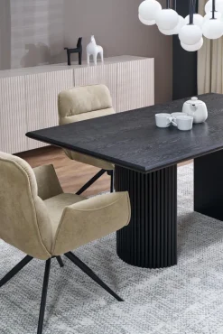 Halmar Stoły*BOLERO stół rozkładany 160-250x90x78 cm dąb naturalny/czarny (3p=1szt)1 sztuka