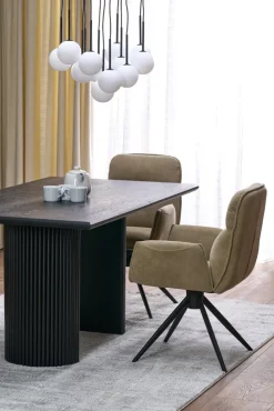 Halmar Stoły*BOLERO stół rozkładany 160-250x90x78 cm dąb naturalny/czarny (3p=1szt)1 sztuka