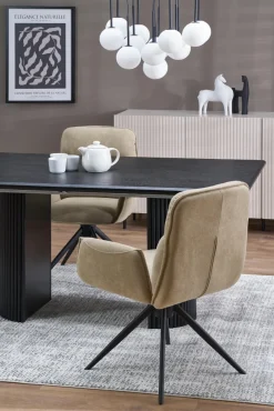 Halmar Stoły*BOLERO stół rozkładany 160-250x90x78 cm dąb naturalny/czarny (3p=1szt)1 sztuka